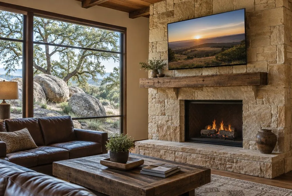 TV mounted in a typical Chatsworth home — Santa Clarita TV Mounting