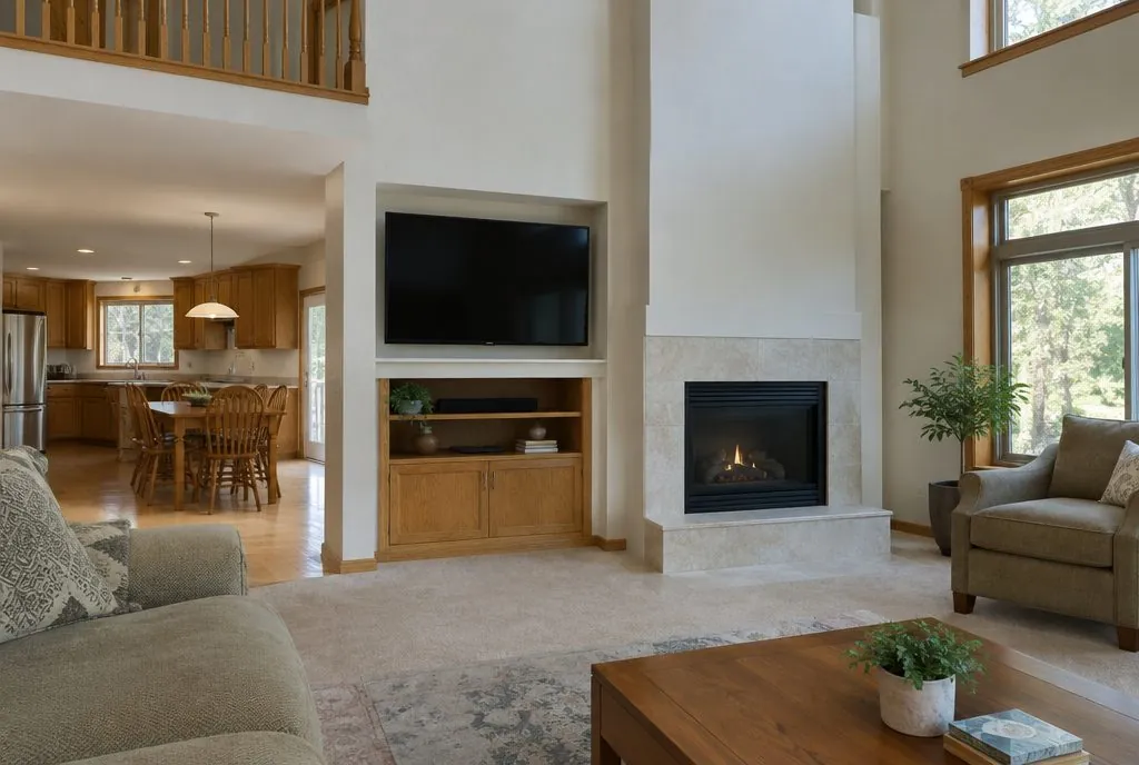 TV mounted in a typical Stevenson Ranch home — Santa Clarita TV Mounting