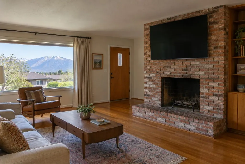 TV mounted in a typical Sylmar home — Santa Clarita TV Mounting